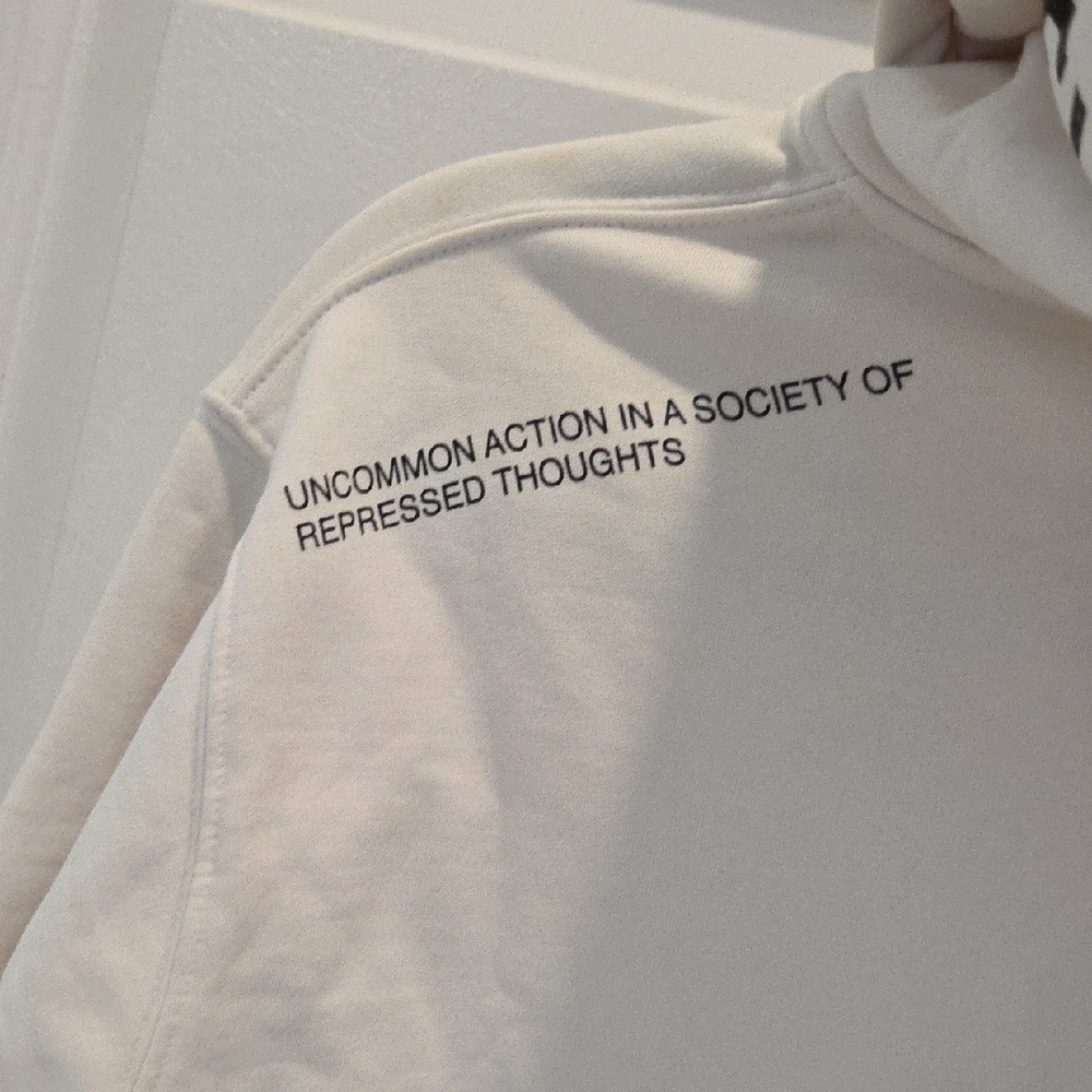 Helmut Lang Off-White Hoodie for Men - Picture 5 of 10